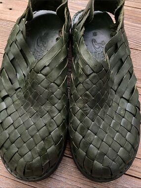Brand X Green Huaraches. 9.